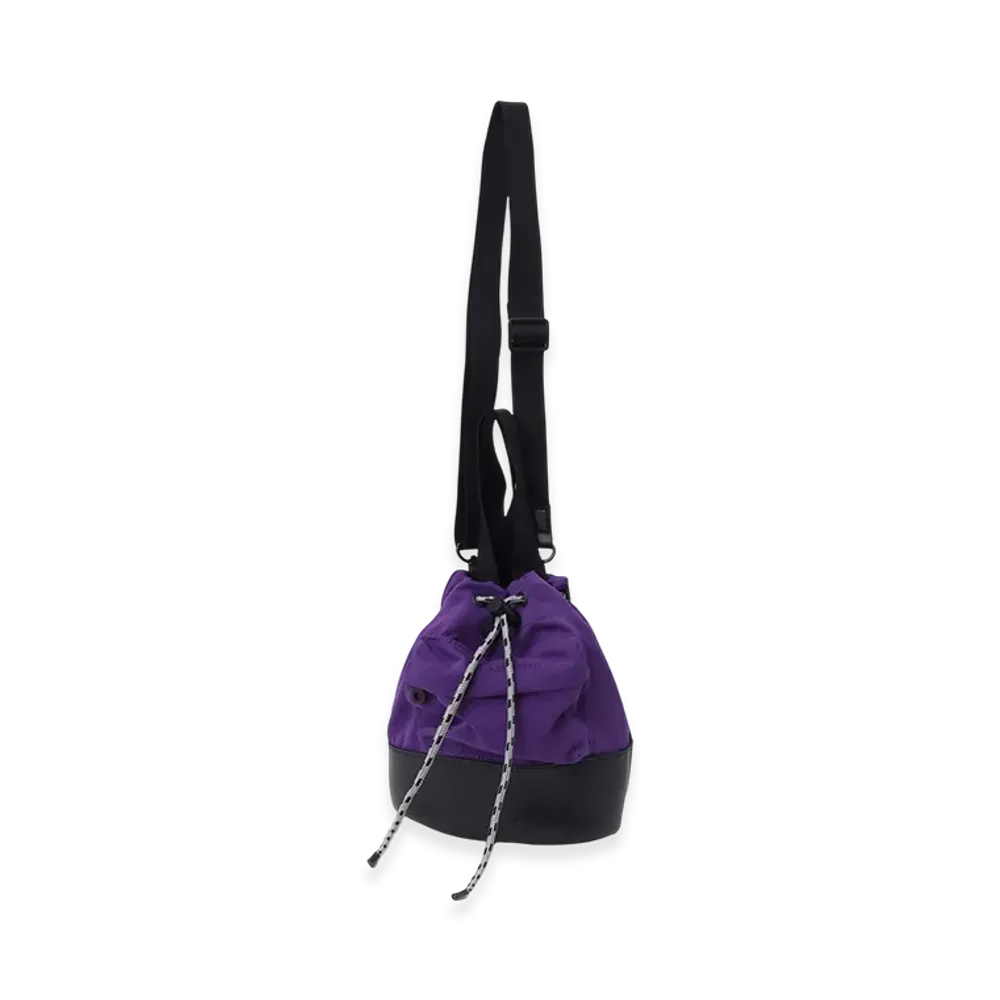 Ground Y Wrinkled Nylon 2 Way Pouch "Purple"