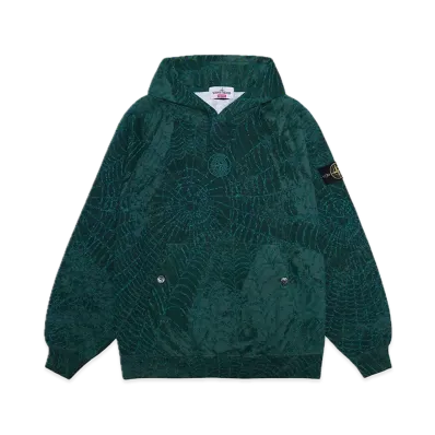 Supreme x Stone Island Hooded Sweatshirt "Dark Green"
