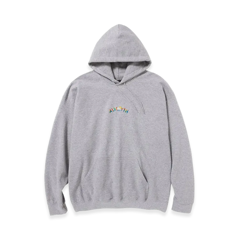 ALWAYTH Multi-colored embroidery Hoodie "Heather Gray"
