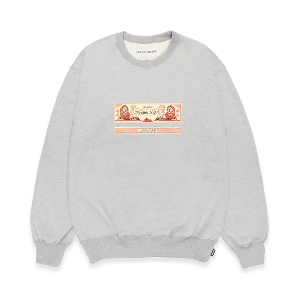 WACKO MARIA x The Phoenician Scheme Heavy Weight Sweat Shirt "Gray"