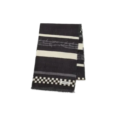 UNDERCOVER Wool Biella Stole "Black"