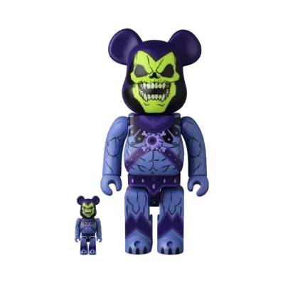 Bearbrick Mishka x Masters of The Universe Skeletor 100% & 400%