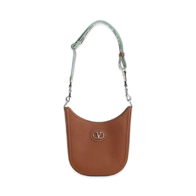 Valentino Women's "Vlogo Signature" Shoulder Bag "Brown"