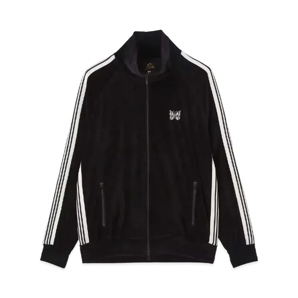 Needles LHP Exclusive Track Jacket -C/PE Velour "Black"