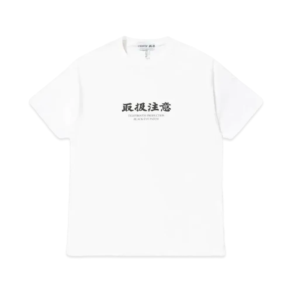 BlackEyePatch TIGHTBOOTH TBEP "HANDLE WITH CARE" Tee "White"