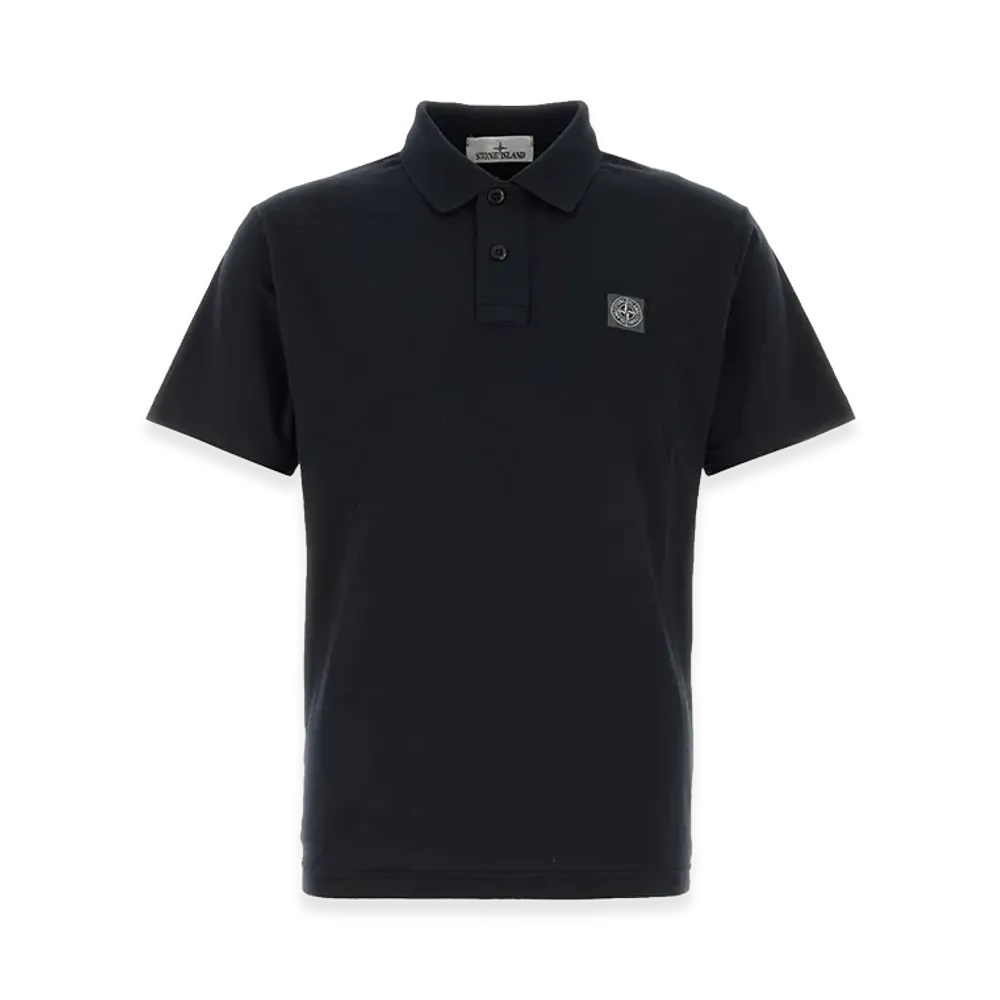 Stone Island Cotton Polo Shirt "Midnight Blue"