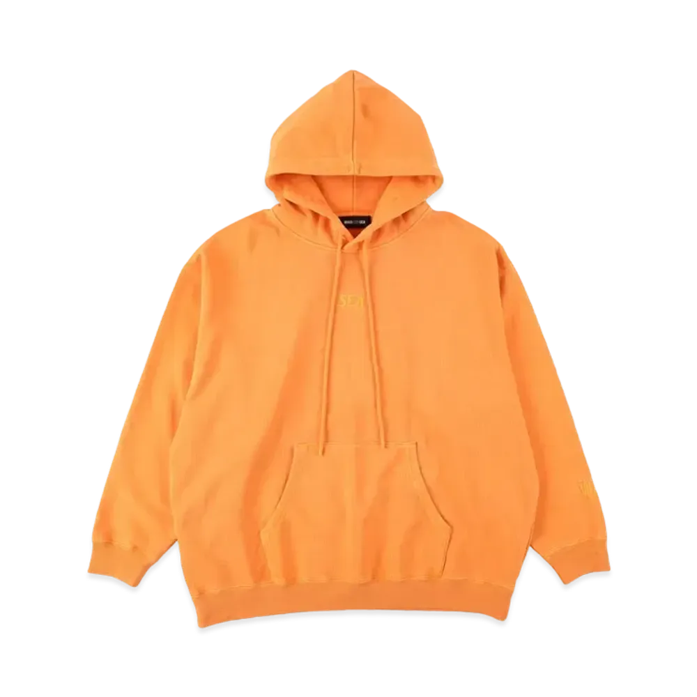 WIND AND SEA SEA (PIGMENT-DYE) HOODIE "Orange"