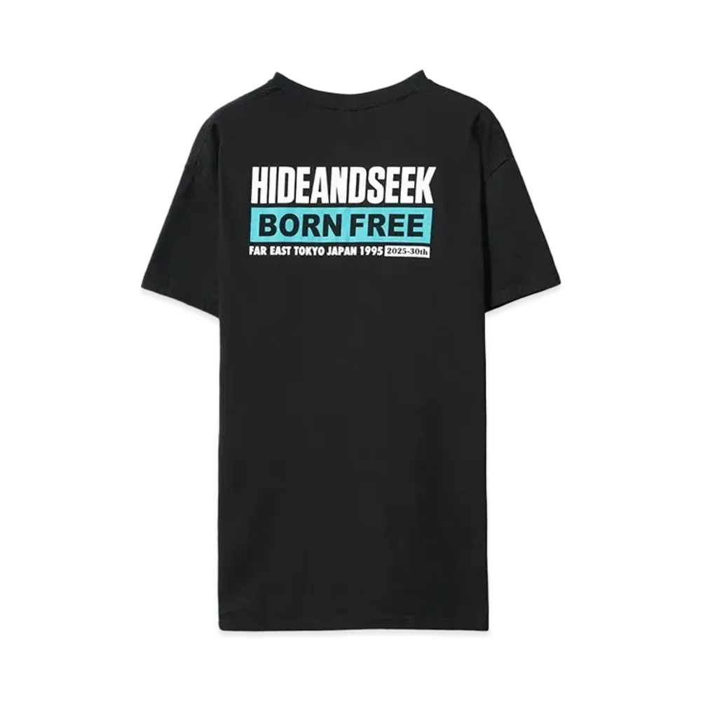 Hide and Seek Label S/S Tee "BLACK"