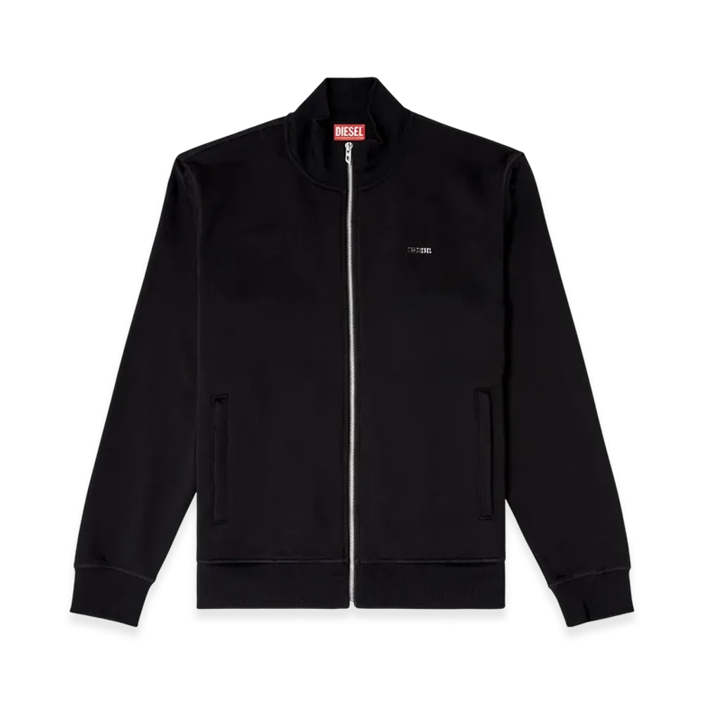 Diesel S-Lock-Met Zip Up Sweatshirt "Black"