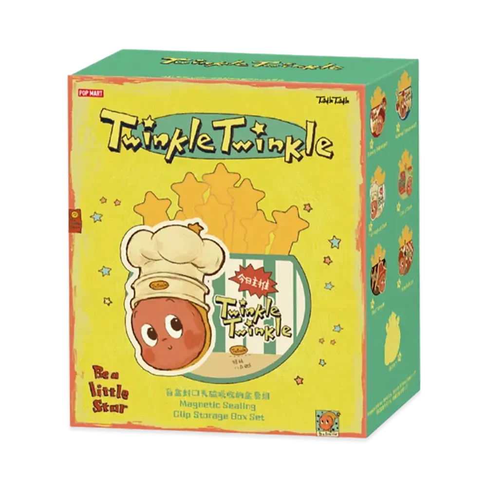 POP MART Twinkle Twinkle Be a Little Star Series Magnetic Seal Clip Storage Box Set [Piece]