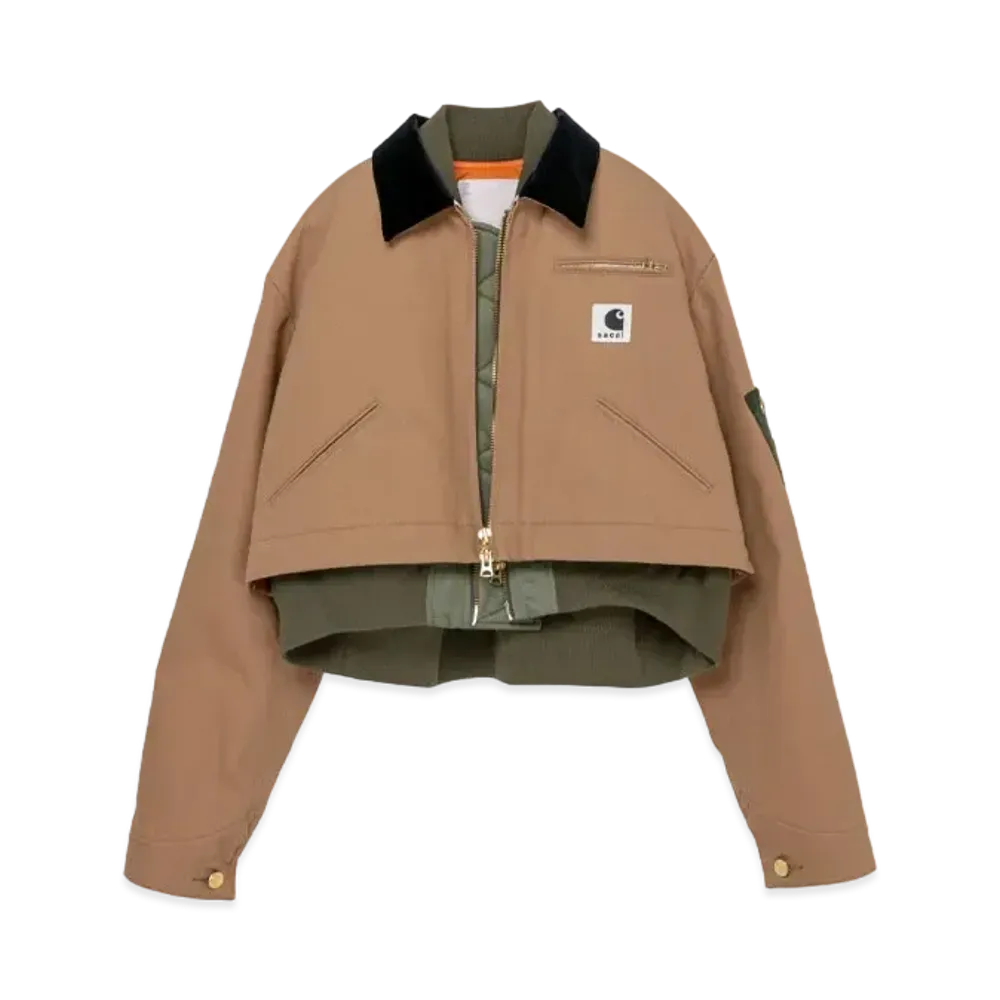 Carhartt WIP x sacai Canvas x MA-1 Jacket Detroit "Beige"