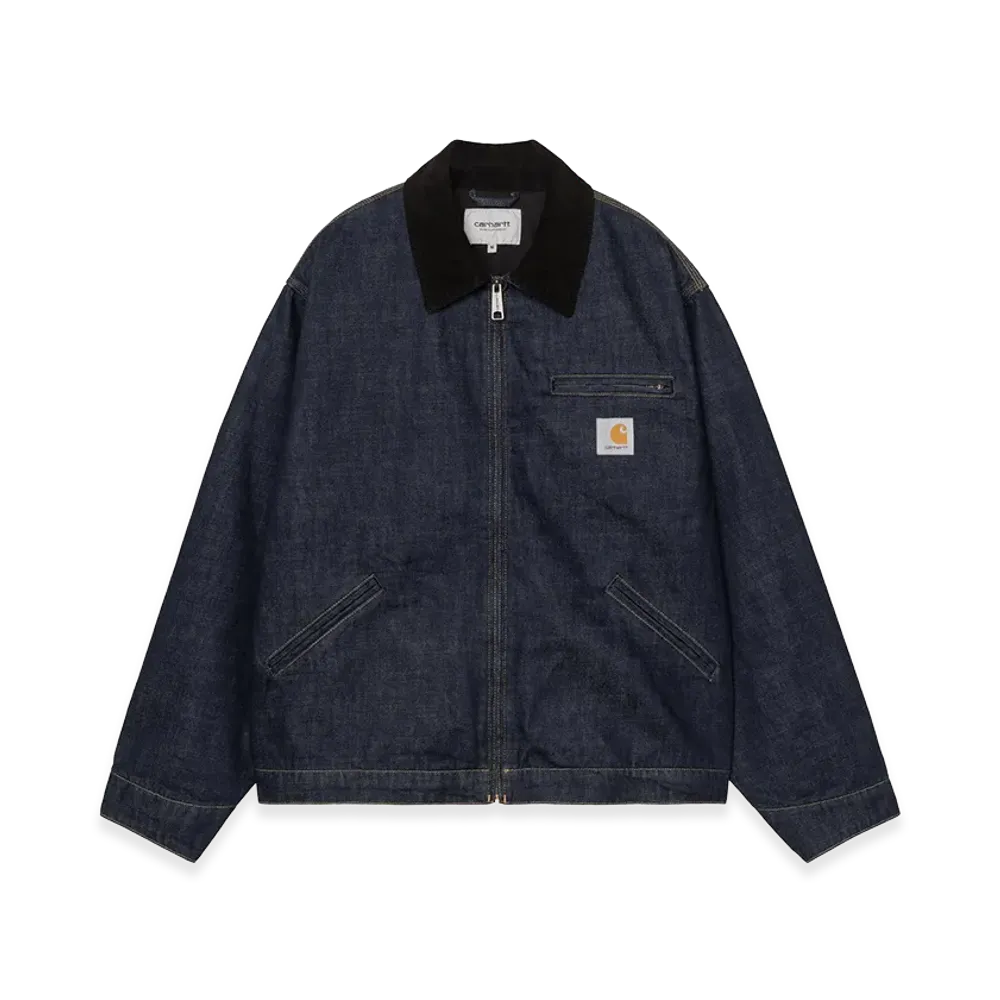 Carhartt WIP OG Detroit Jacket "Blue/Black(Rinsed)"