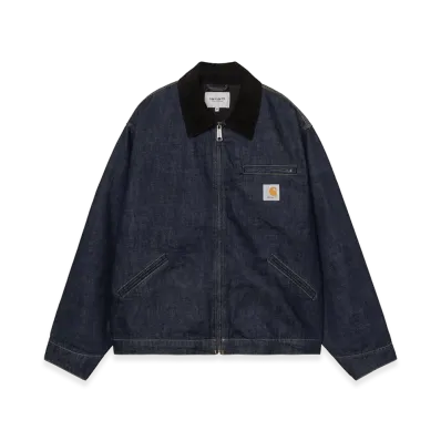 Carhartt WIP OG Detroit Jacket "Blue/Black(Rinsed)"