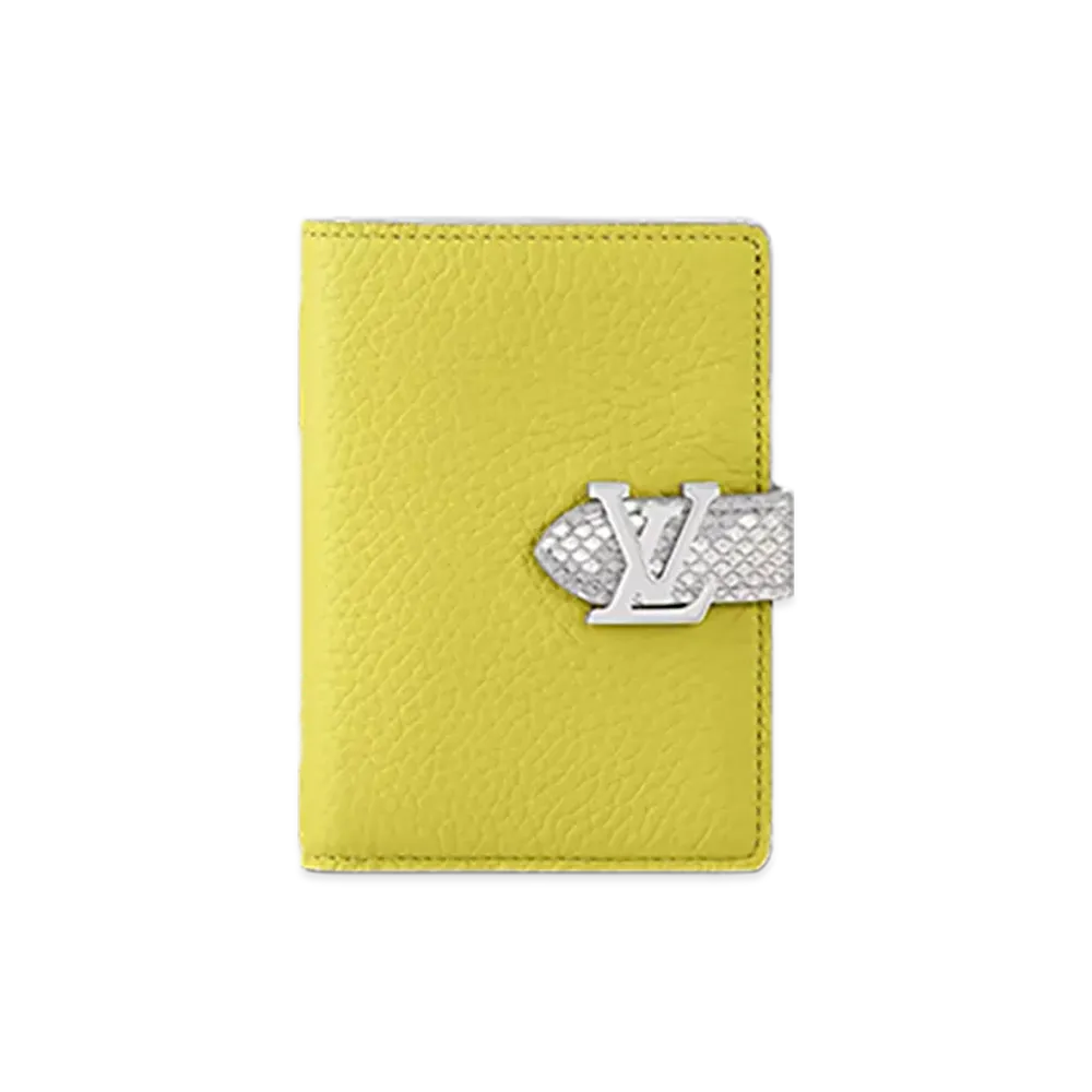 Louis Vuitton LV Vertical Wallet Compact Monogram "Tonic Lemon"
