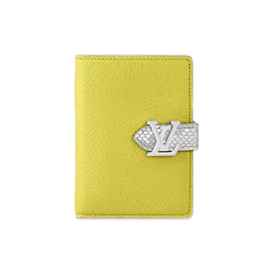 Louis Vuitton LV Vertical Wallet Compact Monogram "Tonic Lemon"