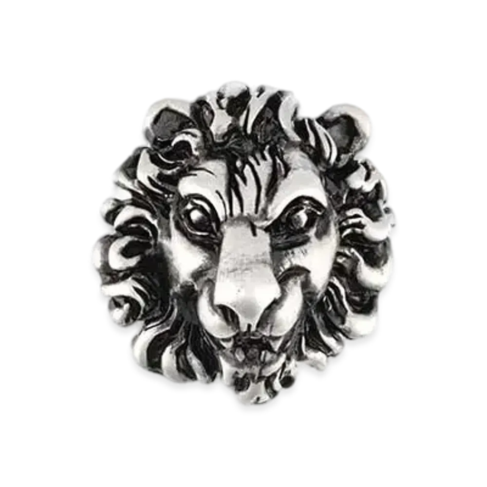 GUCCI Lion Head Brooch