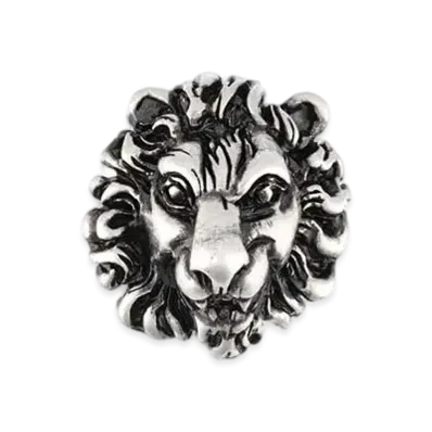 GUCCI Lion Head Brooch