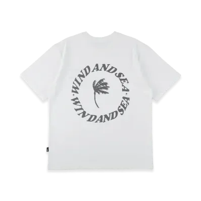 WIND AND SEA Palm Tree Logo S/S Tee "White"