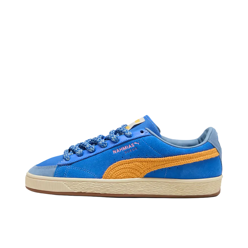 NAHMIAS × Puma Suede Crochet SB "Bluemazing/Yellow Sizzle"