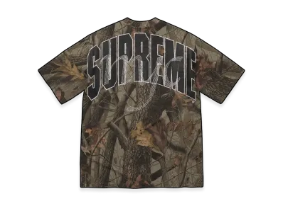 Supreme Rhinestone Script S/S Top "Realtree Hardwoods Camo"