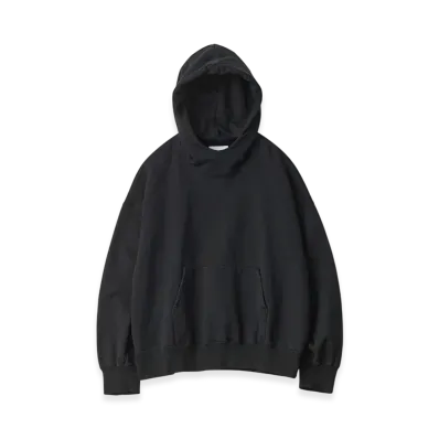 ssstein Untwisted Yarn Fade Sweat Hood LS "Black"