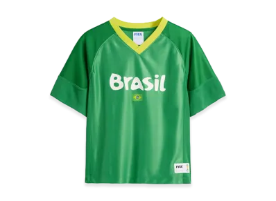 Gap x Ouigi Theodore Kids FIFA World Cup Oversized Jersey Brazil "Green"