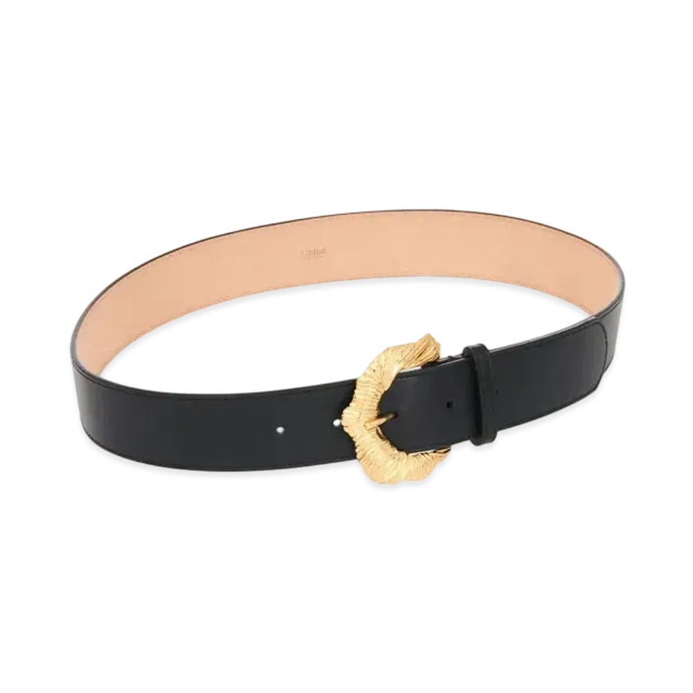 Chloe The Chloe Flowers Belt "Black"
