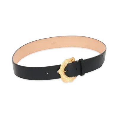 Chloe The Chloe Flowers Belt "Black"