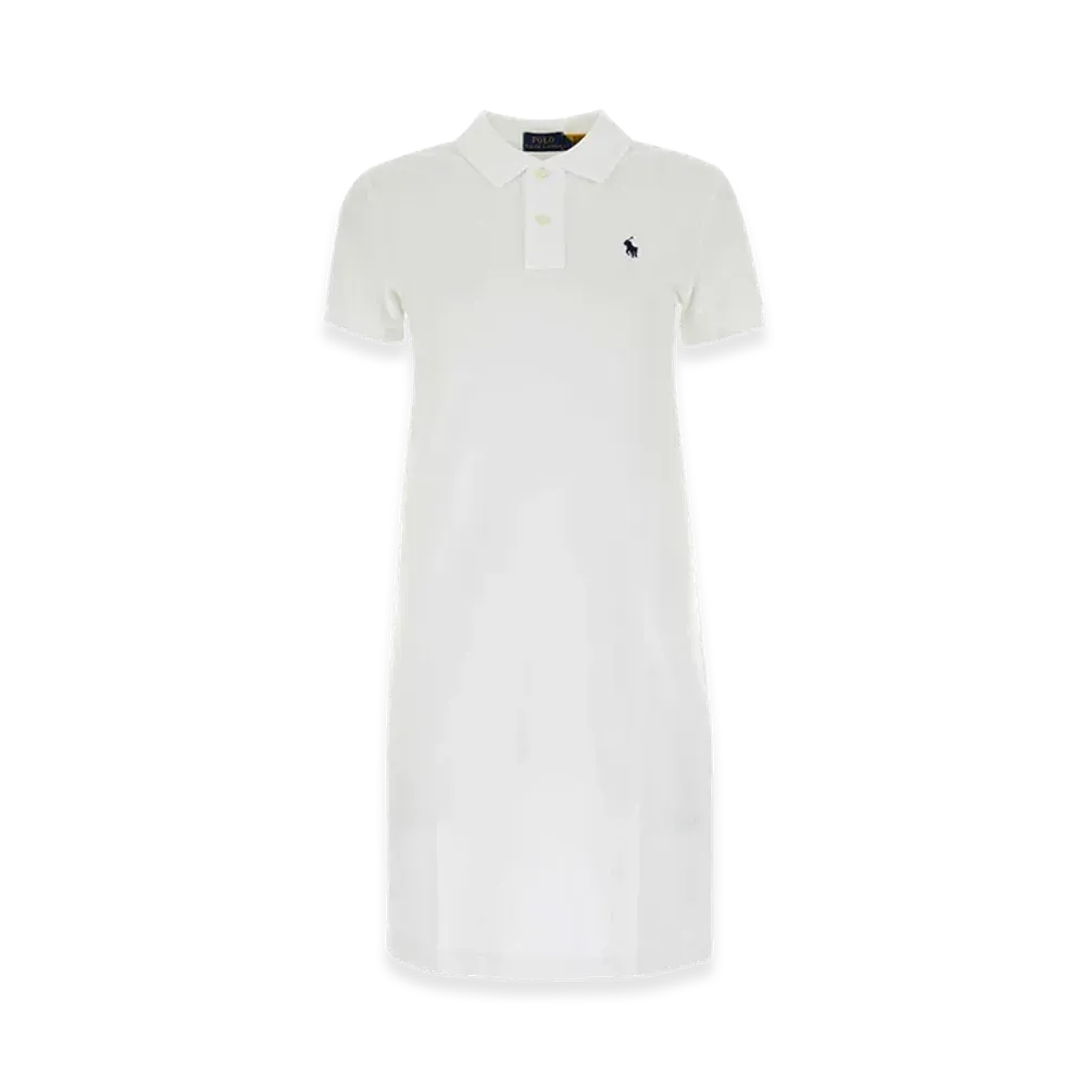 Polo Ralph Lauren Women's Piquet Polo Dress "White"