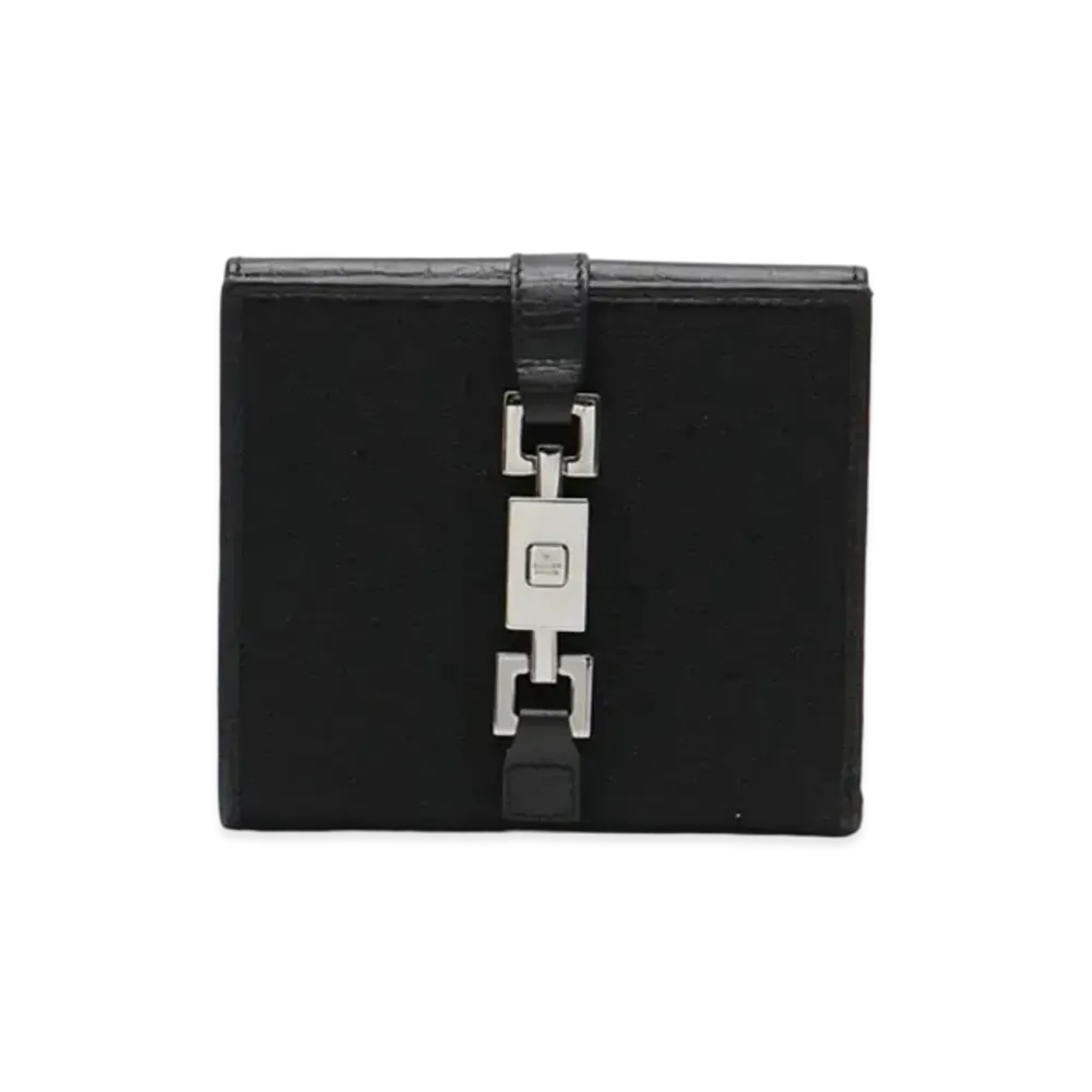GUCCI GG Canvas Jackie Wallet "Black"