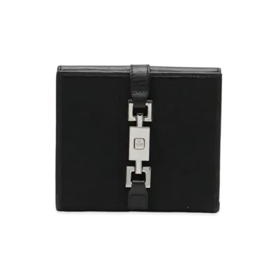GUCCI GG Canvas Jackie Wallet "Black"