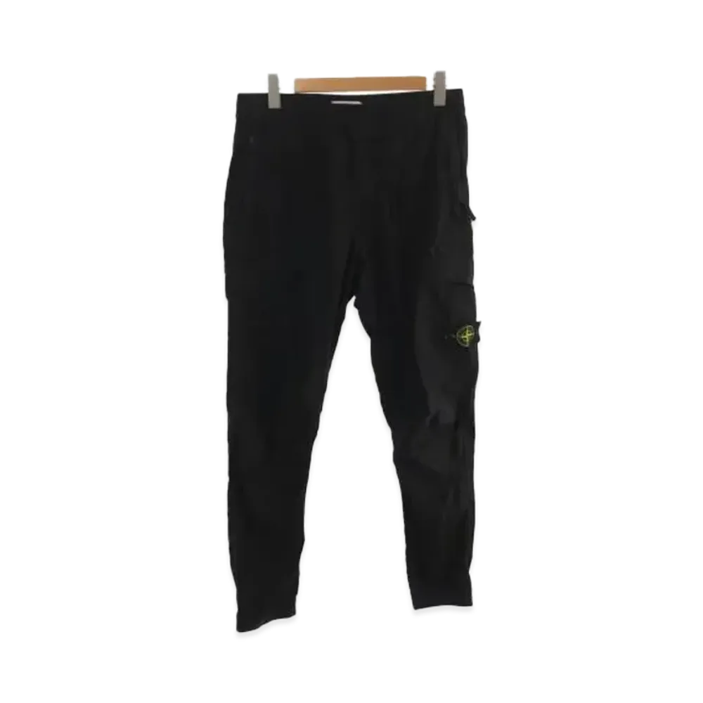 Stone Island Cotton stretch work pants "Black"