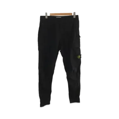 Stone Island Cotton stretch work pants "Black"