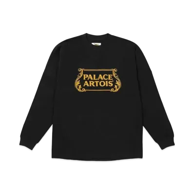 PALACE Stella Artois Drop Shoulder Longsleeve "Black"