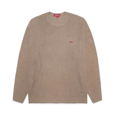 Supreme Small Box Ribbed Sweater "Tan"