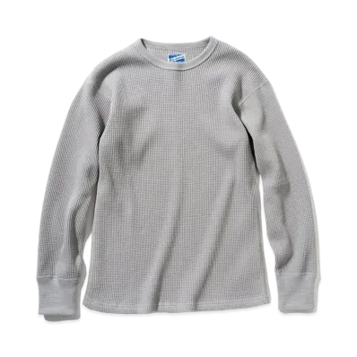 THE REAL McCOY'S TUBE KNIT THERMAL L/S "Gray"