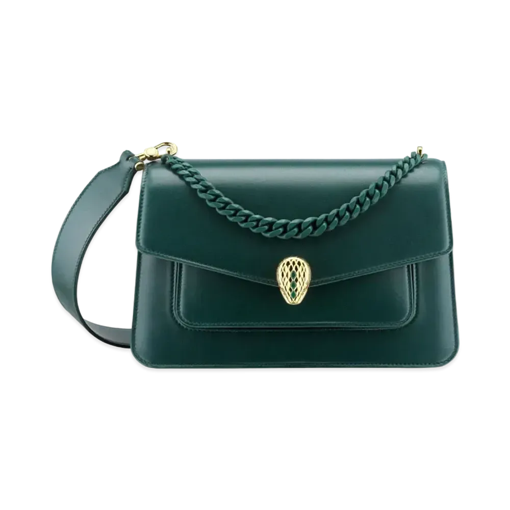 BVLGARI Serpenti Forever Crossbody Bag "Green"