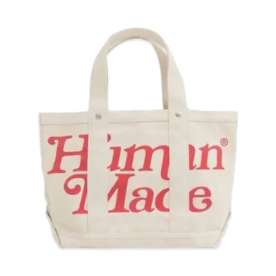 HUMAN MADE Girls Don't Cry Small Tote "White" / VERDY