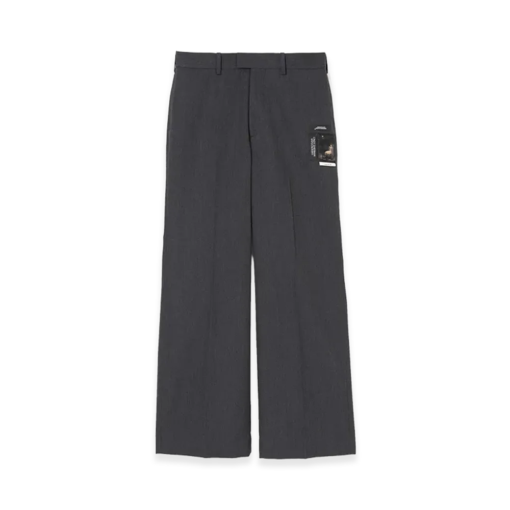 UNDERCOVER x Cindy Sherman Wool Wide Slacks "T.Charcoal"