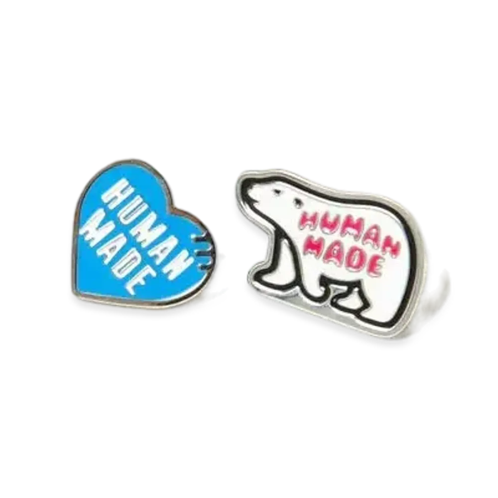 HUMAN MADE PIN BADGE SET(2P) "Blue"