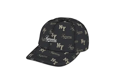 Supreme Monogram 6-Panel "Black"