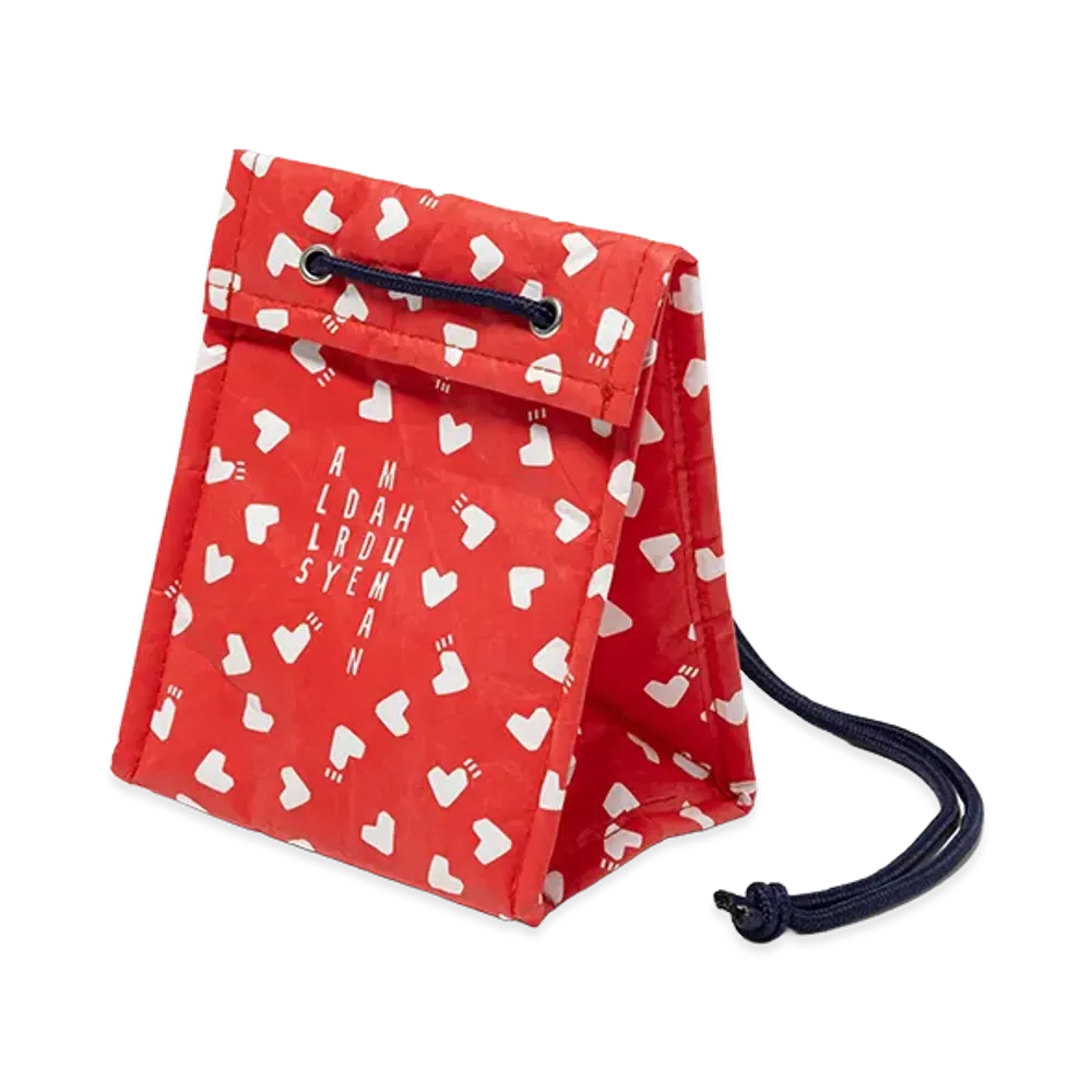 HUMAN MADE Ningensei Kinchaku Pouch "Red"
