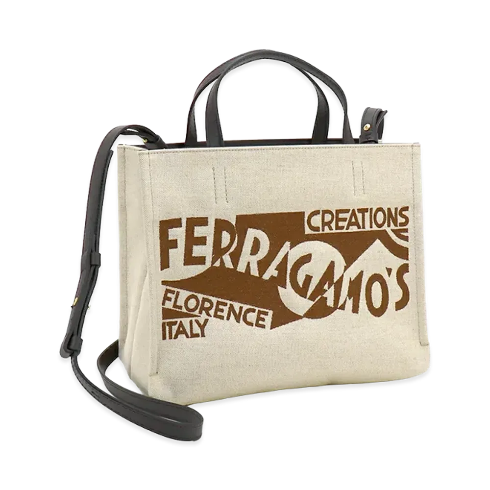 Salvatore Ferragamo Women's Tote Bag "Natural"