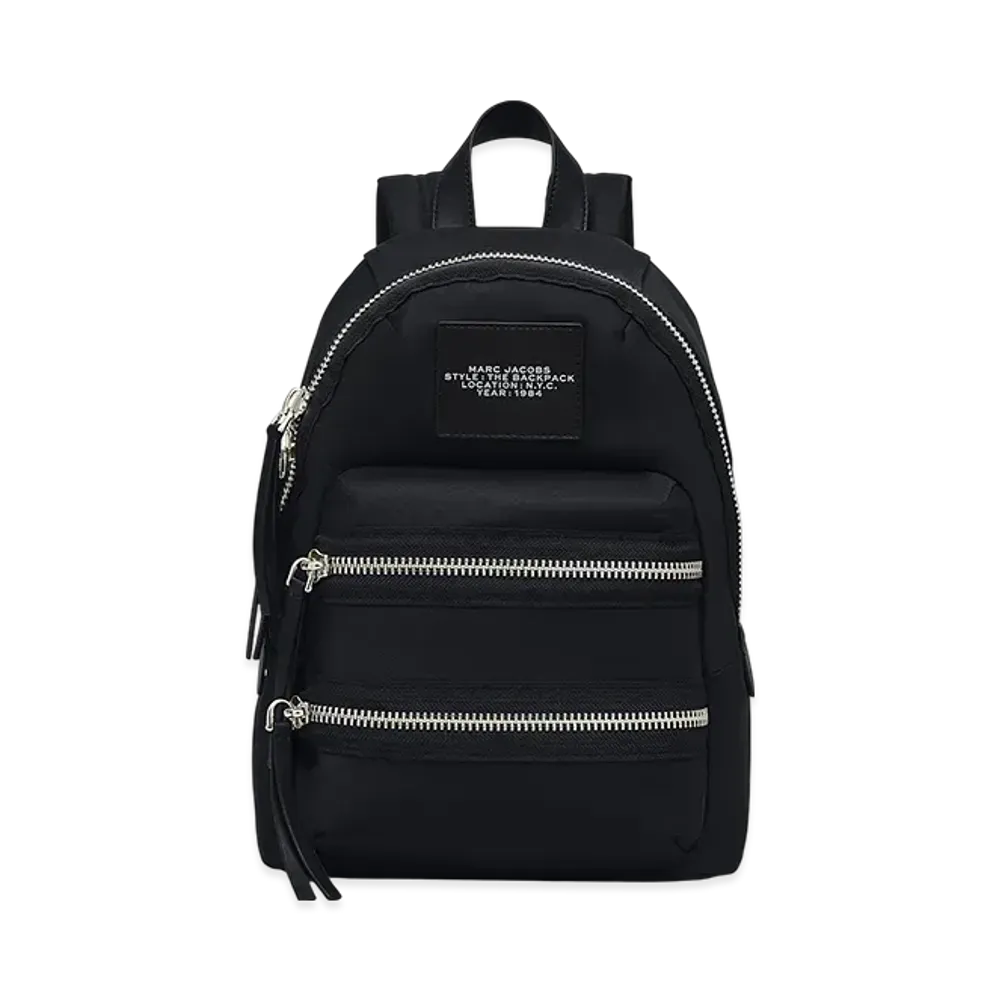 Marc Jacobs The Biker Nylon Medium Backpack "Black"