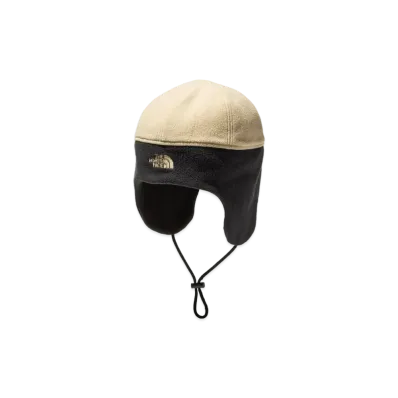 The North Face Micro Fleece Earflap Beanie "Sand Taupe"