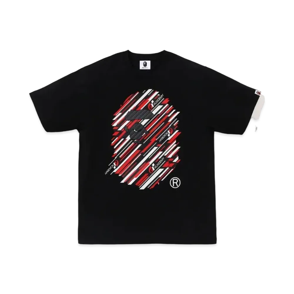 A BATHING APE x GRAN TURISMO Ape Head Tee #2 "Black"