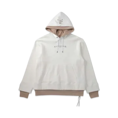 mastermind WORLD Layered Hoodie "White Beige"