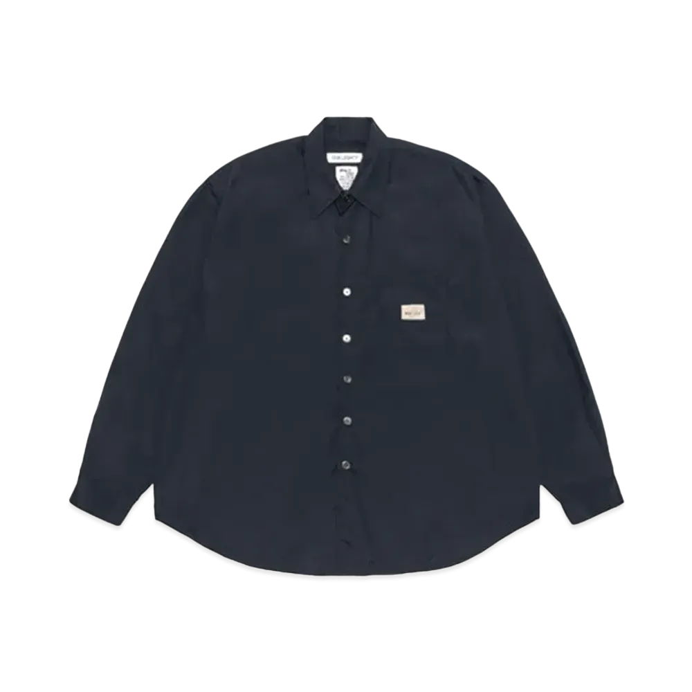 Stussy x Our Legacy Work Shop Borrowed Shirt "Black Nylon Ripstop"