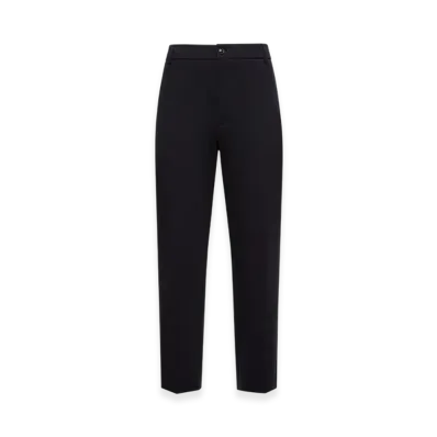 MONCLER Cotton Blend Tailored Trousers "Blue"