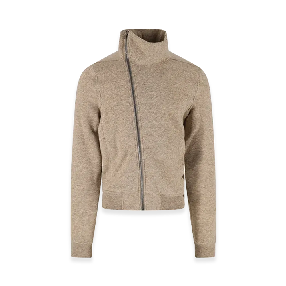 Rick Owens Zip-up Sweatshirt "Beige"